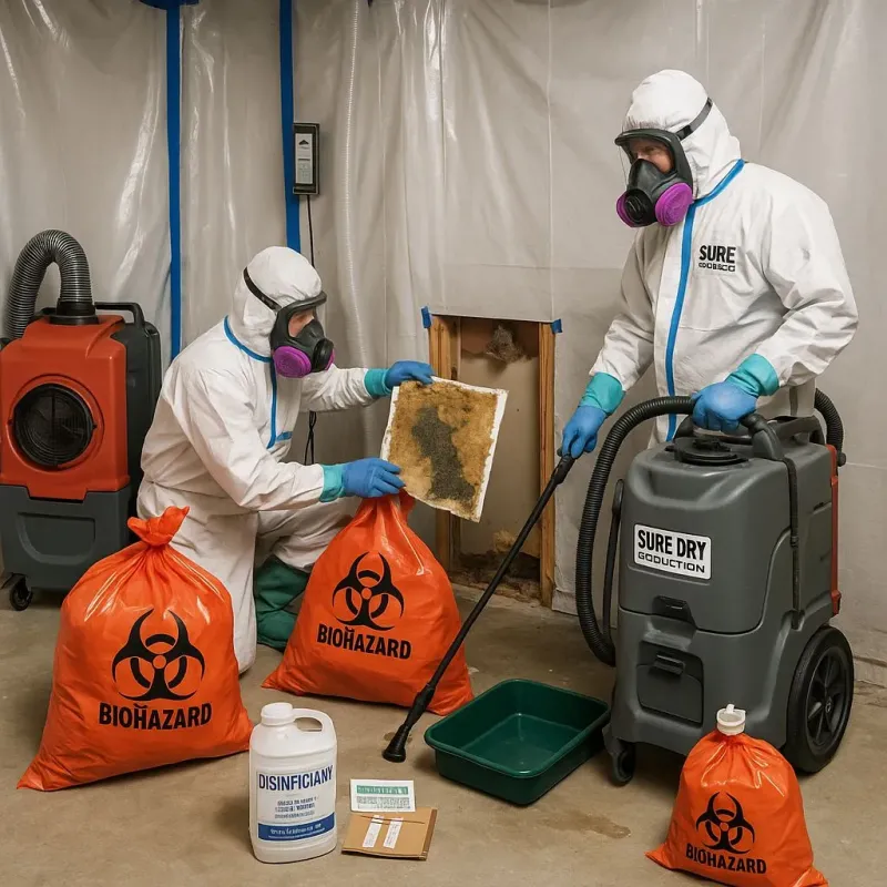Contaminated Water Handling Protocols process in Jackson County, MS